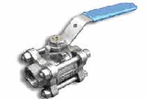 Paslanmaz Dişli Küresel Vana 3 Parçalı Tam Geçişli TS3148 DIN3202 PN63