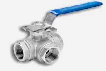 Paslanmaz 3 Yollu Dişli Küresel Vanalar PN63 (T ve L Tipi)